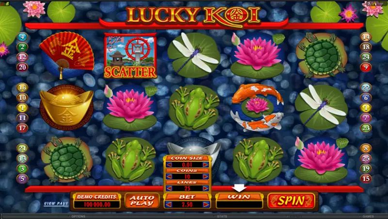 Lucky Koi trò chơi may mắn nhận thưởng mỗi ngày