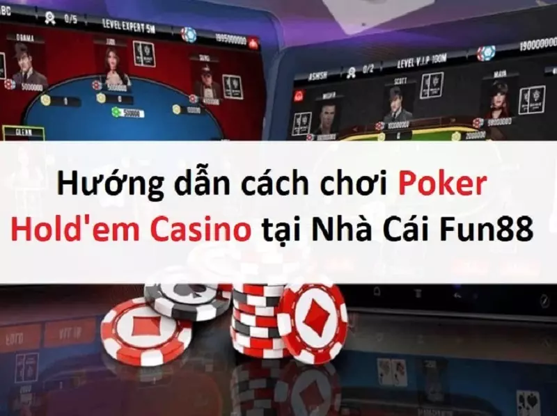 Hướng dẫn cách chơi Casino Hold'em Fun88