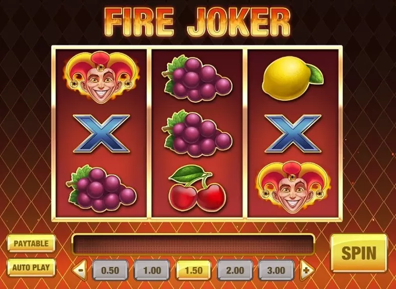 Cách chơi trò chơi slot game Fire Joker